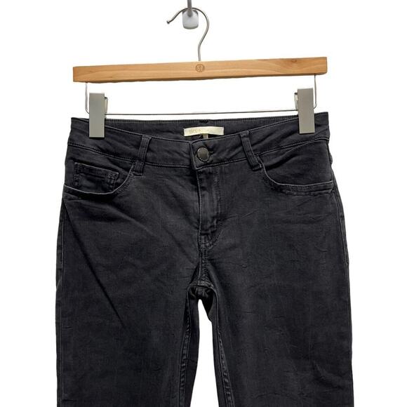 Maje Jaw Skinny Jeans Denim Ankle In‎ Anthracite Black - Picture 5 of 12